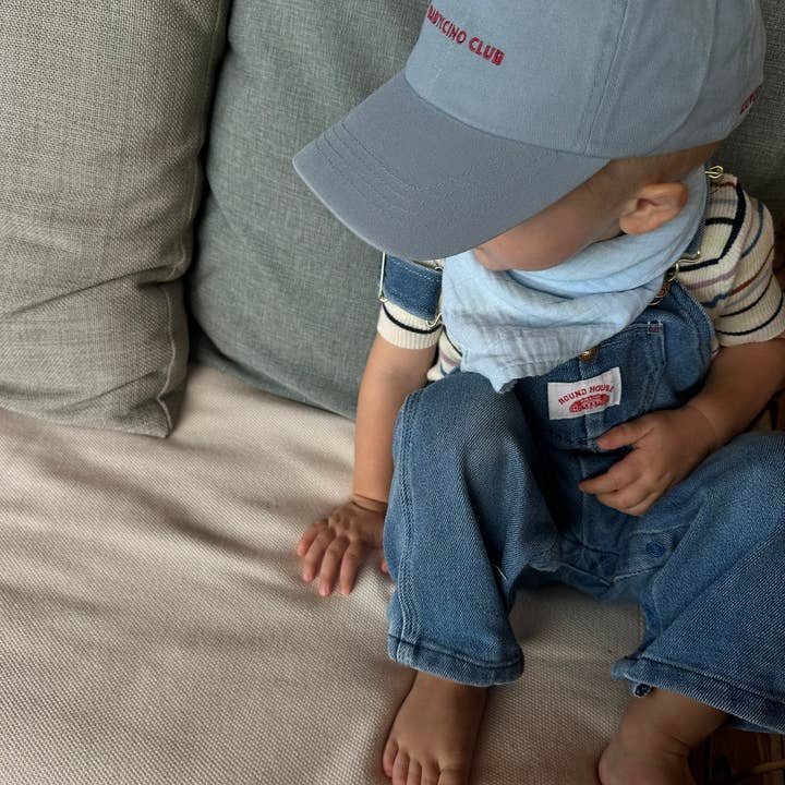 LOVEM – Engroshandel Baseballkasket - Til børn – BABYCCINO CLUB børnekasket blå1