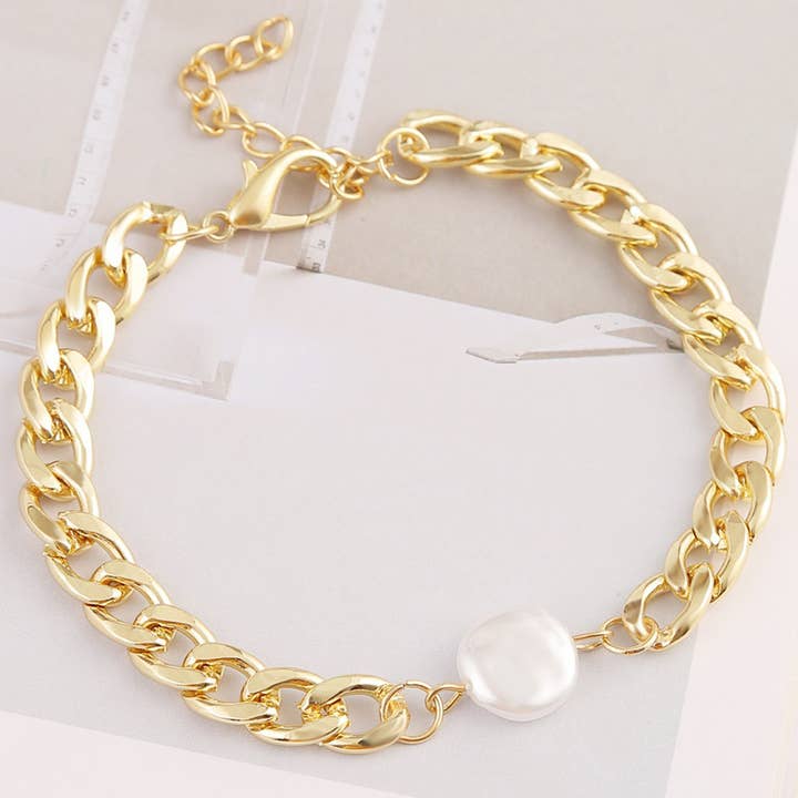 ACCITY - Wholesale Charm/Dangle Bracelet - PEARL CHARM BEADED BRACELET_CWAJE04545