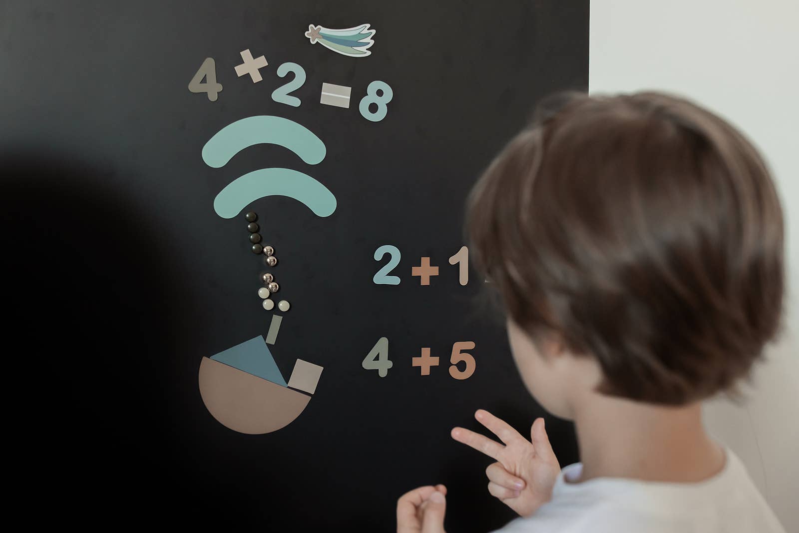 Ferflex - Wholesale Magnet - Kids & Baby - Magnetic numbers - caramel blue - set of 100 magnets1