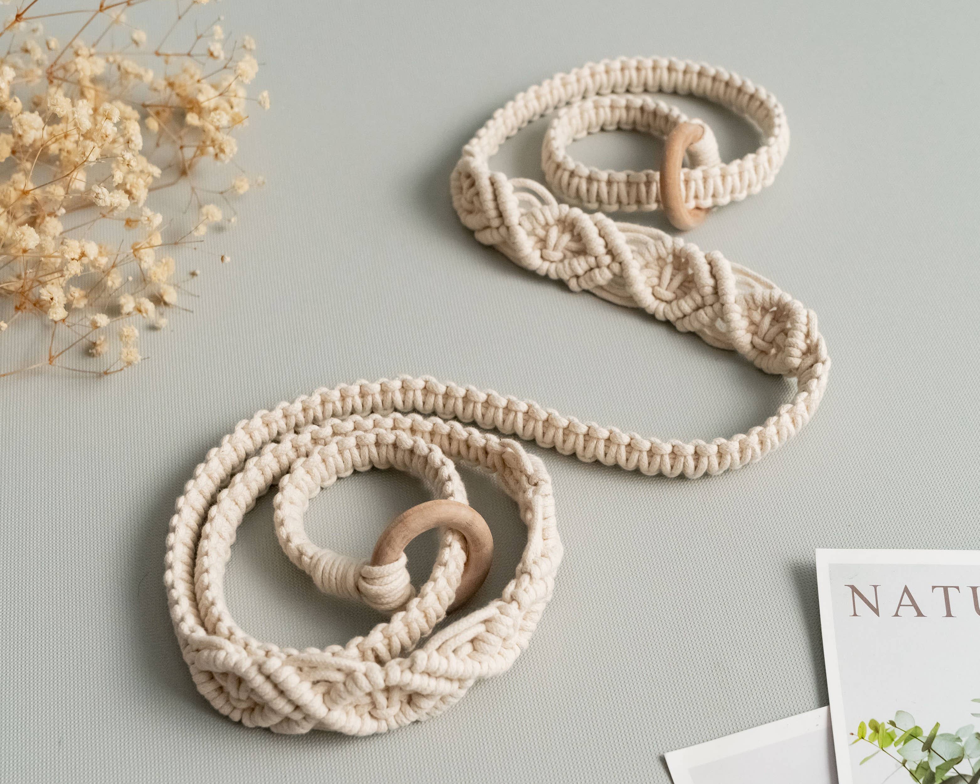 BeanDaikon - Venta al por mayor Correas/bandas de yoga - Correa para esterilla de yoga Macramé I8310