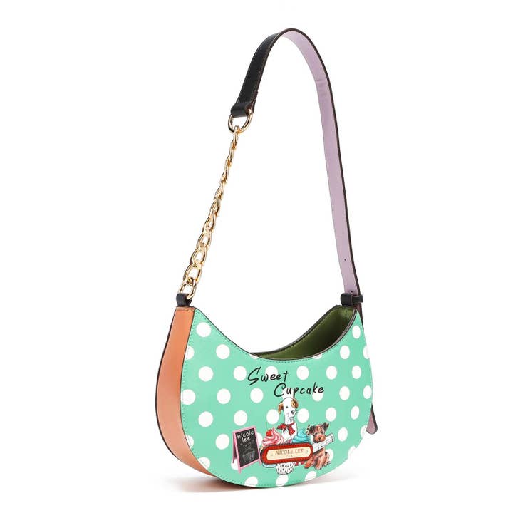Nicole Lee - Venta al por mayor Bolso con correa - Mujer - Bolso de mano «PERRO CUPCAKE»