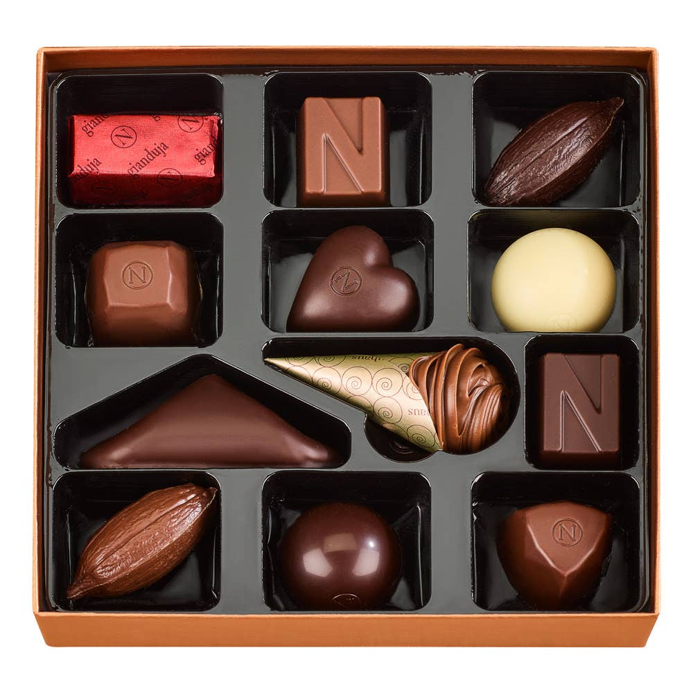 Neuhaus - Wholesale Chocolate Box - Neuhaus Discovery Collection Milk Dark White - 12 Pieces2