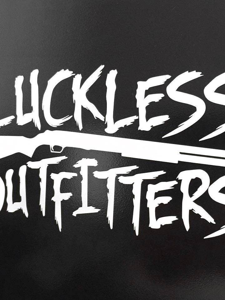 KA Luckless Outfitters Decal (White) for wholesale by Luckless Outfitters
