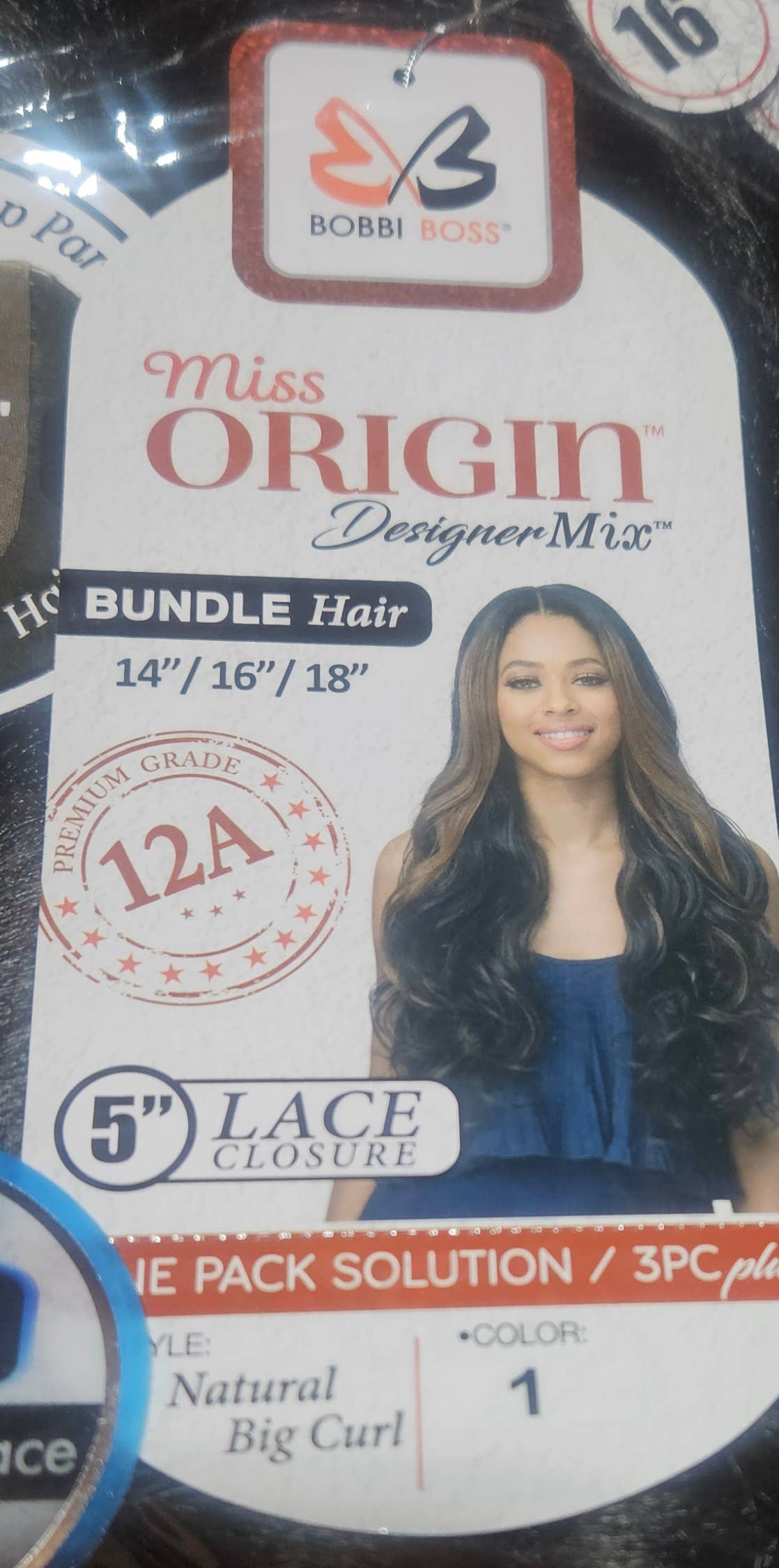 Majestic Wholesale - Wholesale Hair Extensions - Bobbi Boss Miss Origin 3PC Bundle 14/16/18"  HD Lace Closure1