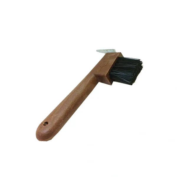 Smart Horse Gear - Wholesale Horse Conditioner/Grooming Aid - Hoof Pick with Brush / Plastic / Metal Pick / 7"
