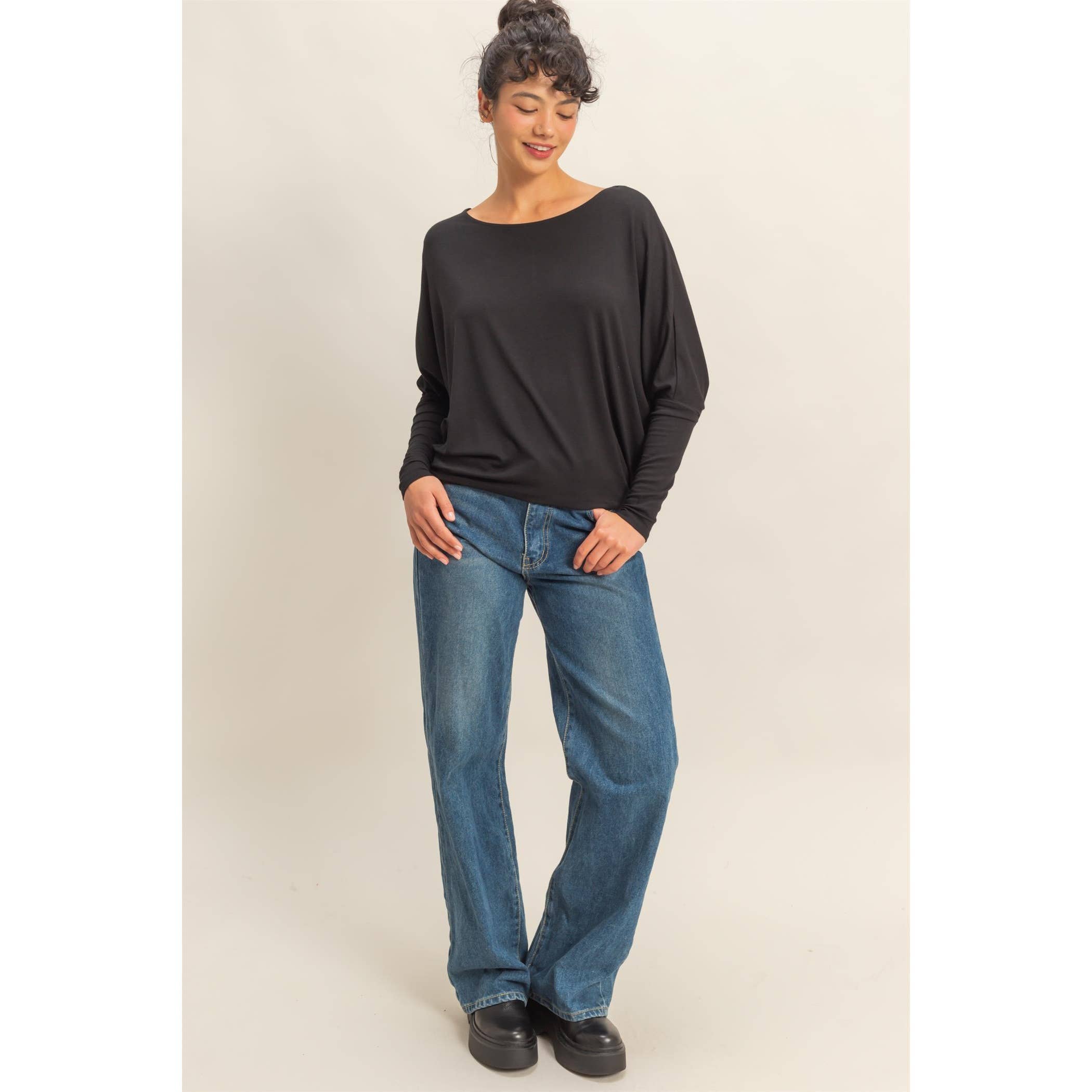 HYFVE – wholesale Stickad topp - Dam – Dolman Långärmad Topp7