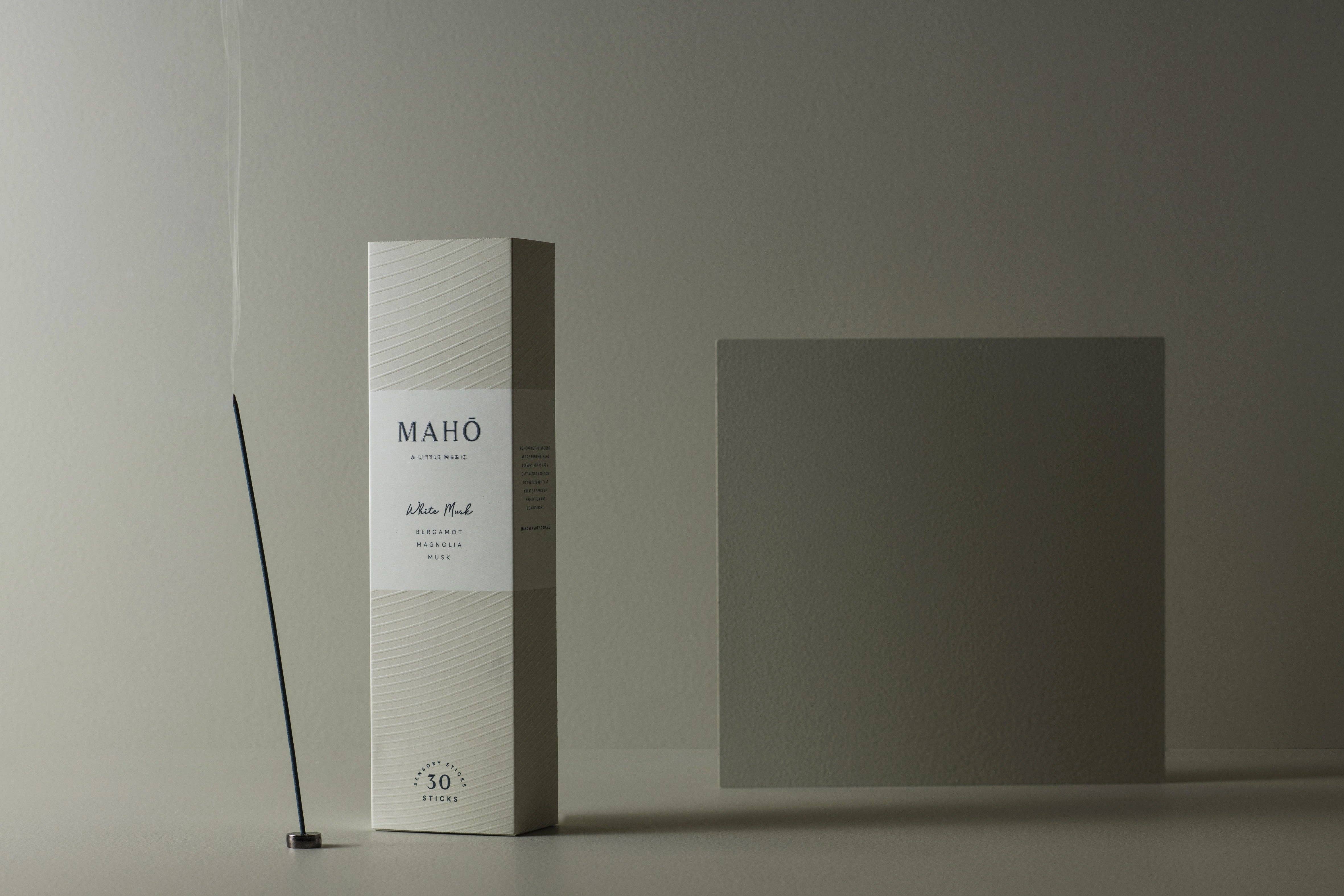 MAHŌ Sensory - Wholesale Incense - White Musk Incense + Burner kit