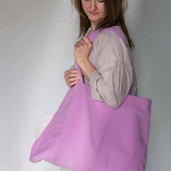 Tintok - Wholesale Tote Bag - Unisex - Rima Canvas Bag - Purple