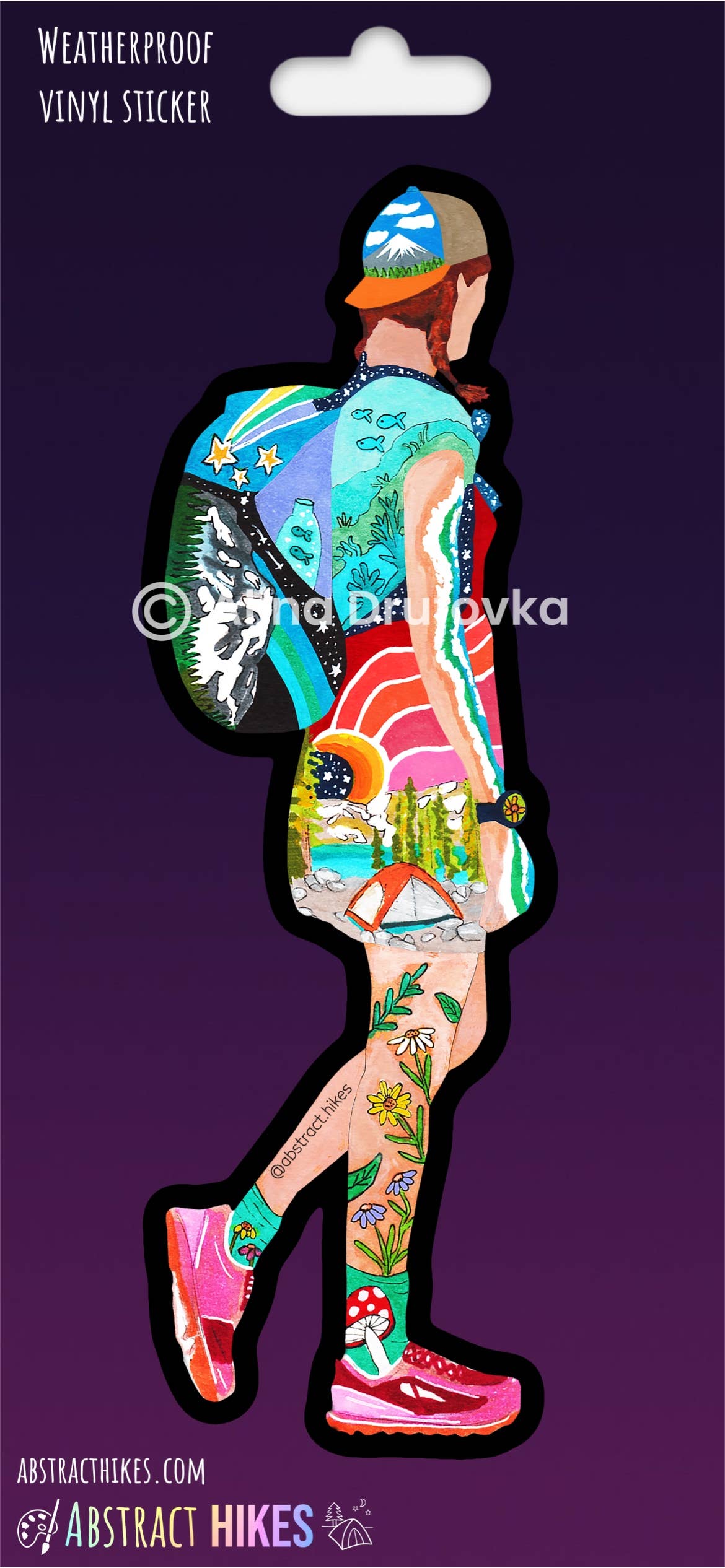 Abstract Hikes - Wholesale Sticker - Hiking Sticker: "Ella"6