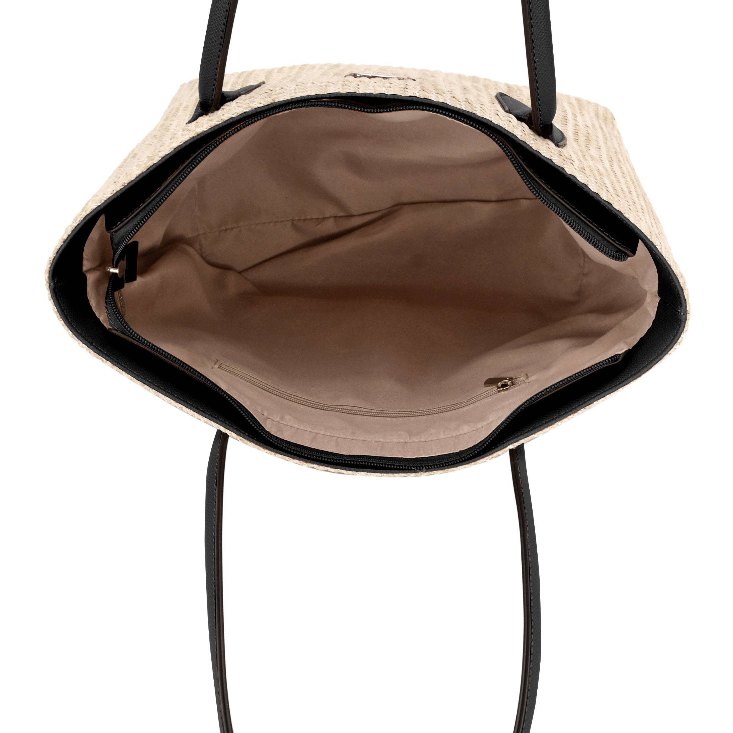 ACACIA(Formerly OLA) - Wholesale Tote bag – Women's - Amelia Black Medium Zip Tote3