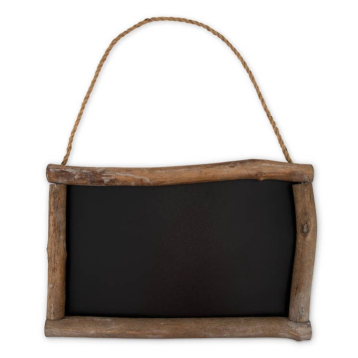 Weddingstar Inc. - Wholesale Chalkboard - Framed Rectangular Hanging Chalkboard Sign - Natural Wood