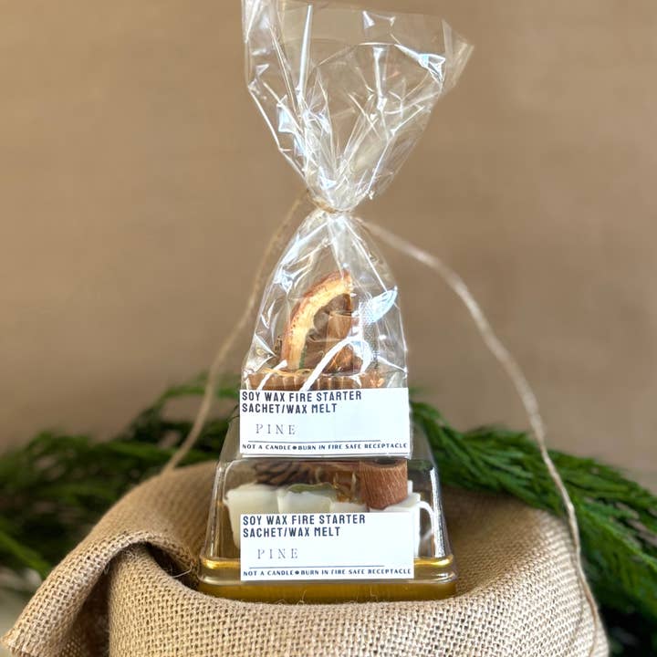 Mana Market Co. - Wholesale Wax Melt - Pine Tree Fire Starter Scented Sachet & Wax Melt1