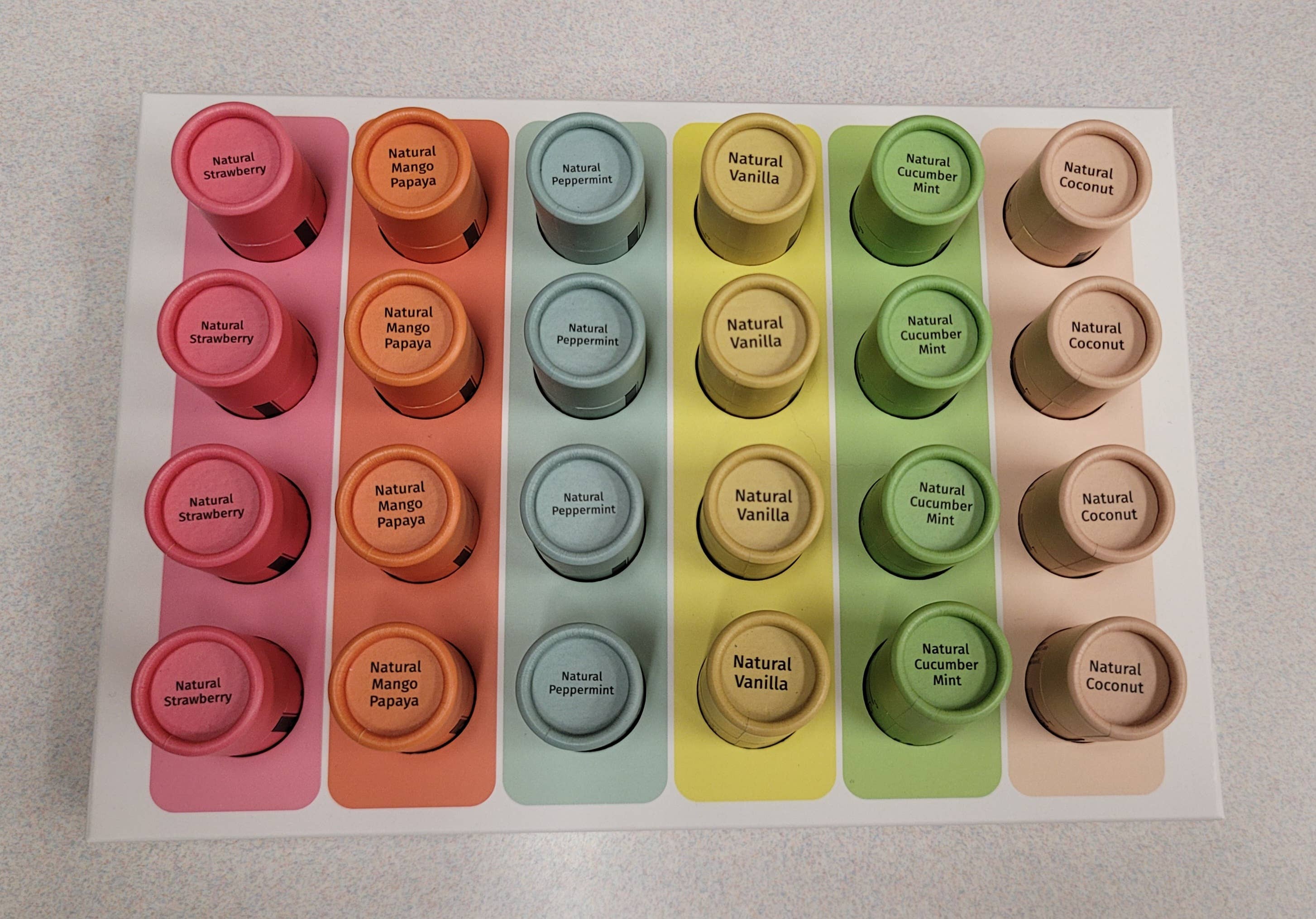 LYF BRANDS - Wholesale Lip Balm - LYF Balm - Lux Natural Lip Balm - 24-units (colors stand)2