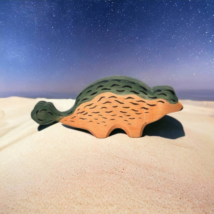 Wooden Ankylosaurus for wholesale by Growing Little Folks