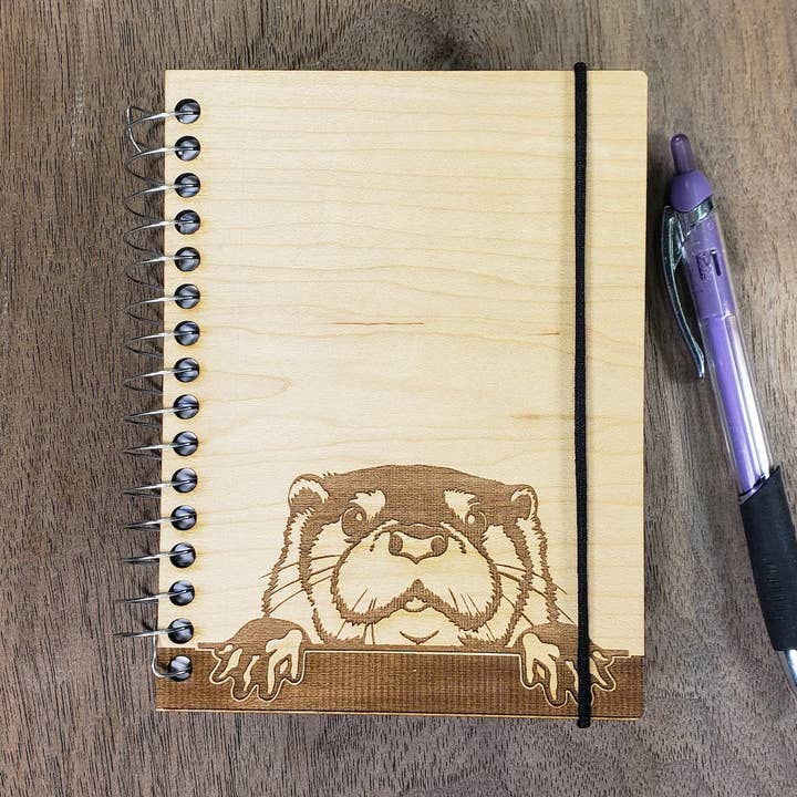 Peeking Otter Pocket Journal for wholesale by Genesis 3D