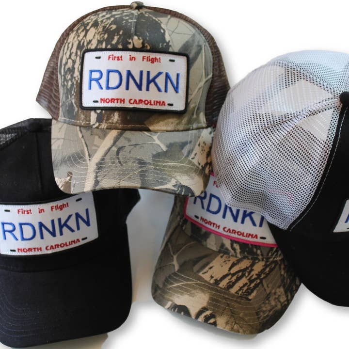 North Carolina RDNKN Mesh Snapback Trucker hat for wholesale by RDNKN Clothing and Apparel