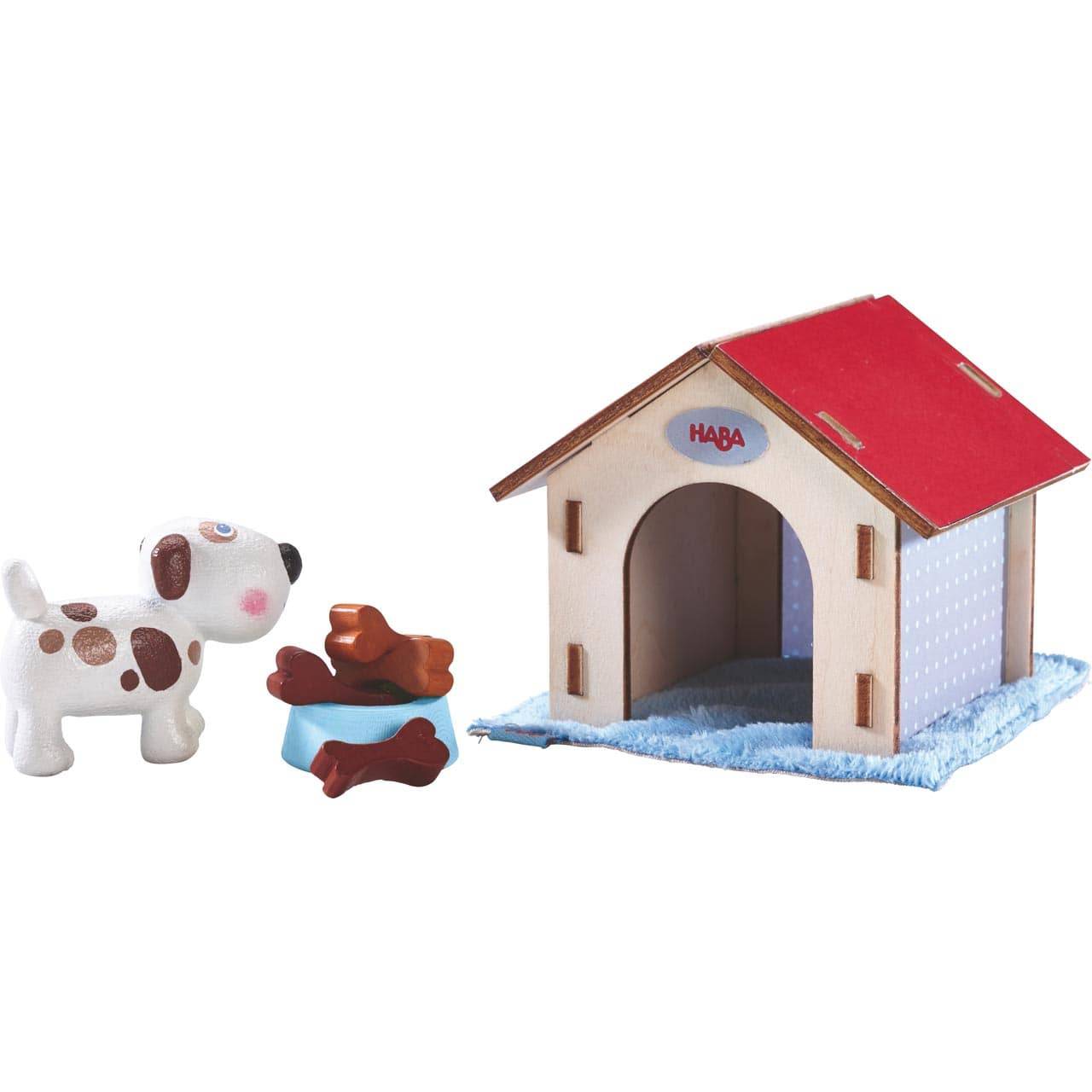 HABA USA - Wholesale Figurine Toy - Kids - Little Friends Dog Lucky with Doghouse0