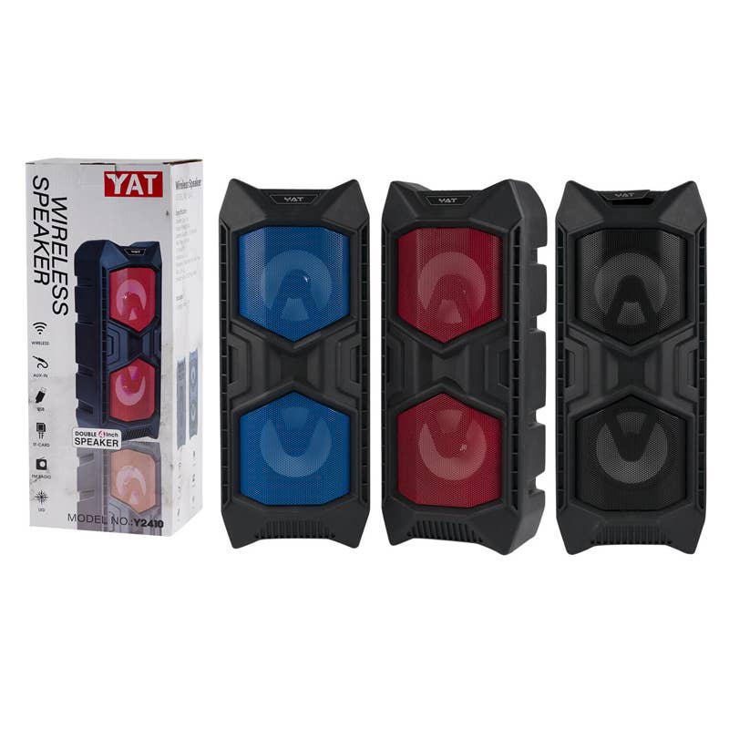 Deluxe Import Trading - Wholesale Speakers - Wireless Bluetooth Speaker- 15.63''- Assorted0