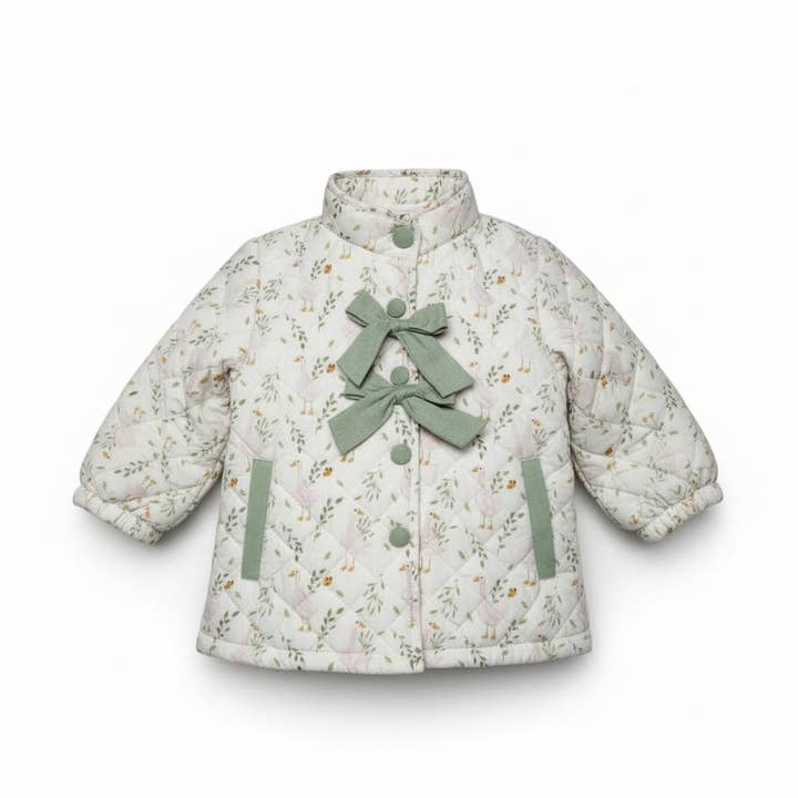 Manteau Classique Matelassé en Loosey Goosey pour la vente par ntrl co.