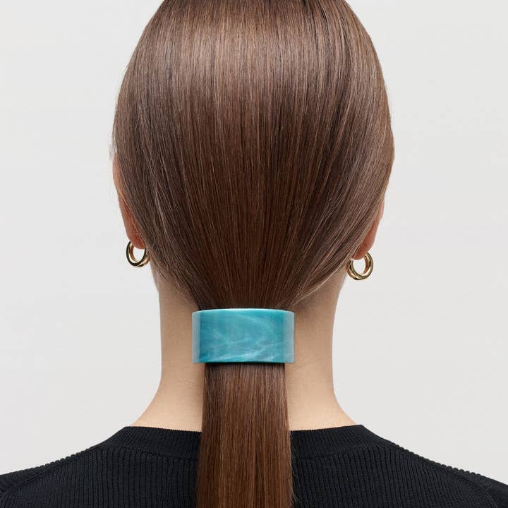 MACHETE - Venta al por mayor Pasador para el pelo - Mujer - Barrette de poni francés en tortuga oscura