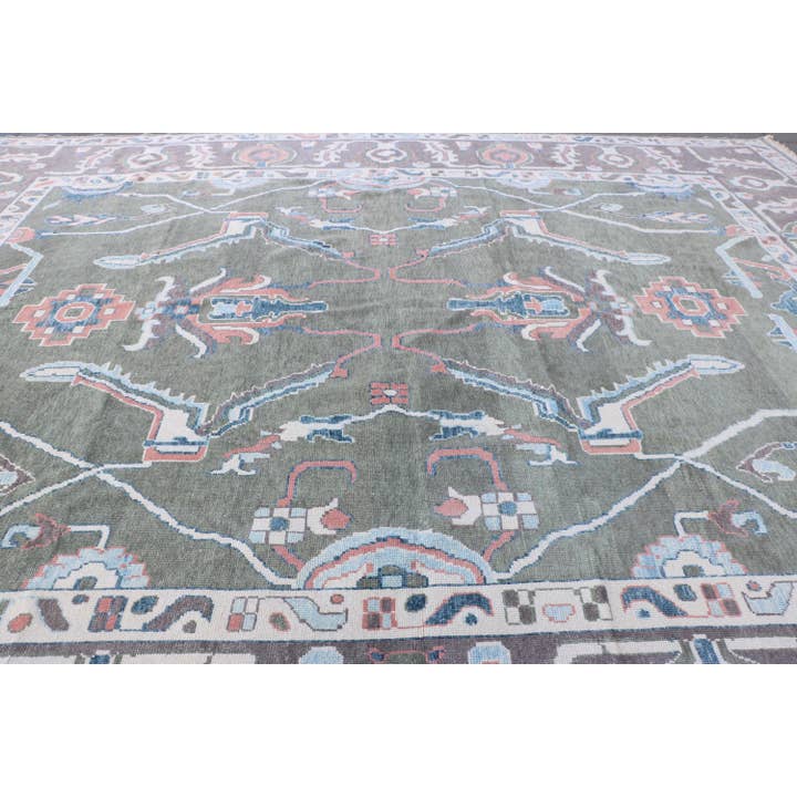 The Loom Wholesale - Vendita all'ingrosso Tappeto - Tappeto in lana Oushak turco oversize per soggiorno5