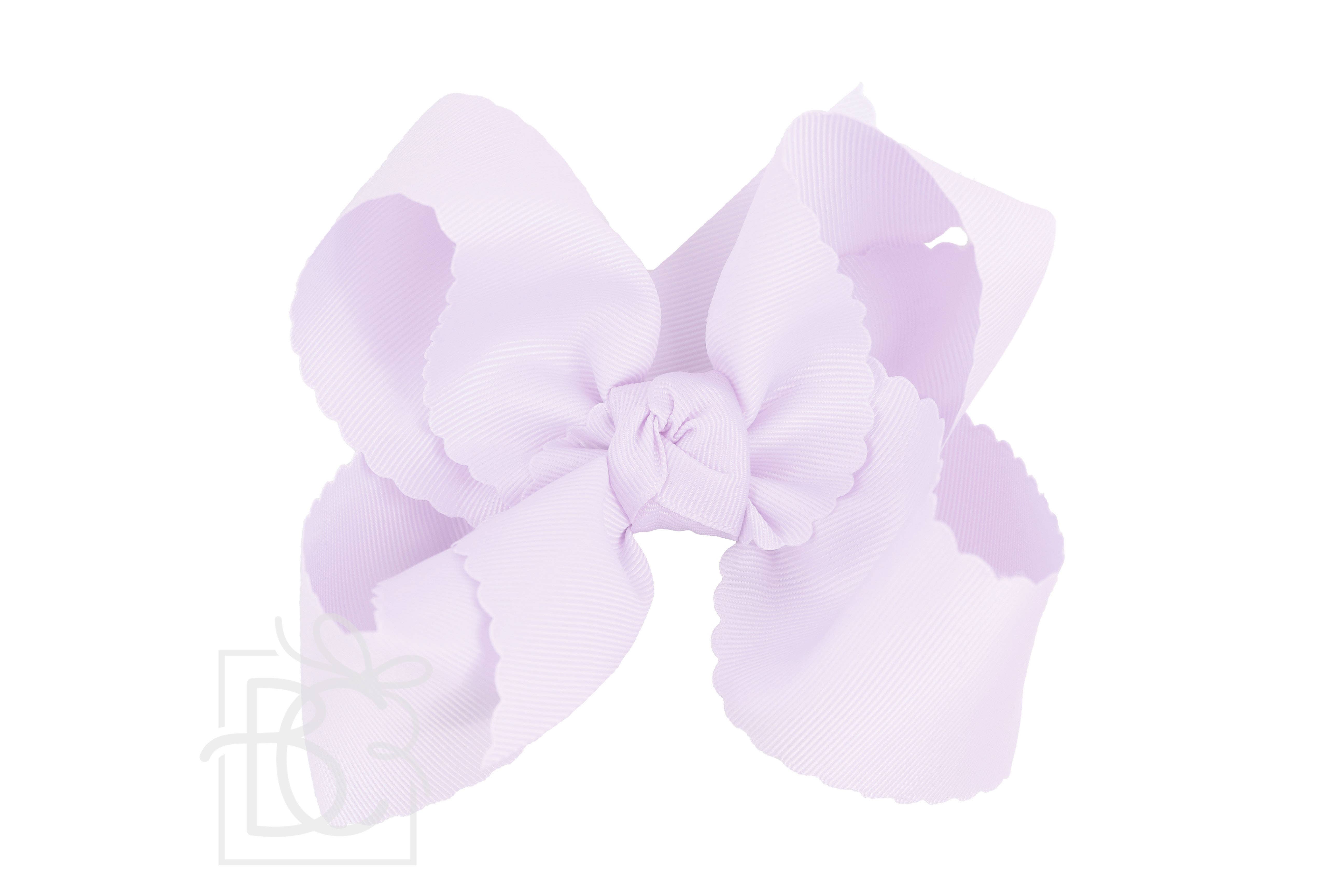 Beyond Creations, LLC – wholesale Hair bow – Kids – SCALLOPED EDGE BOW78