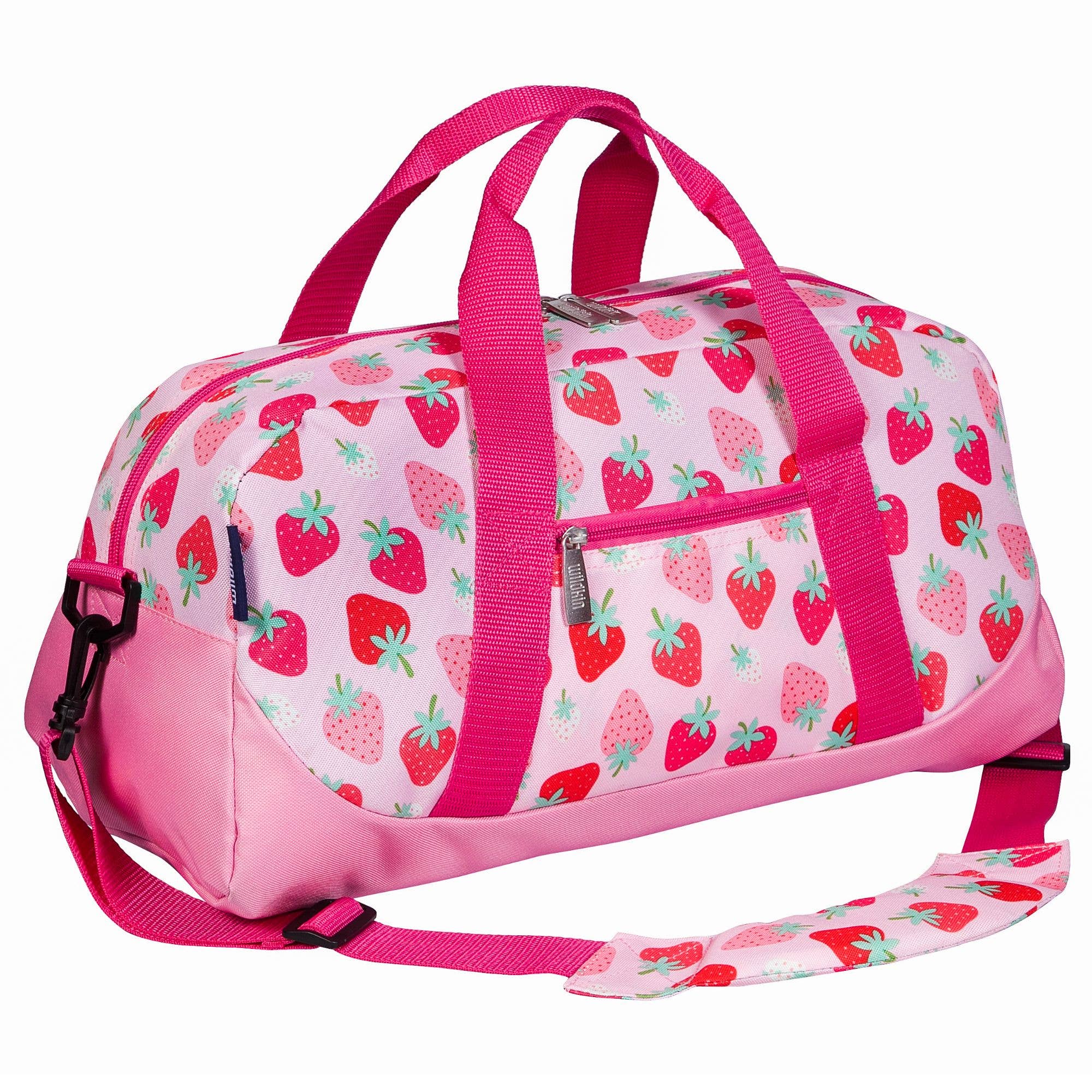 Wildkin - Wholesale Weekender Bag - Kids - Strawberry Patch Overnighter Duffel Bag0