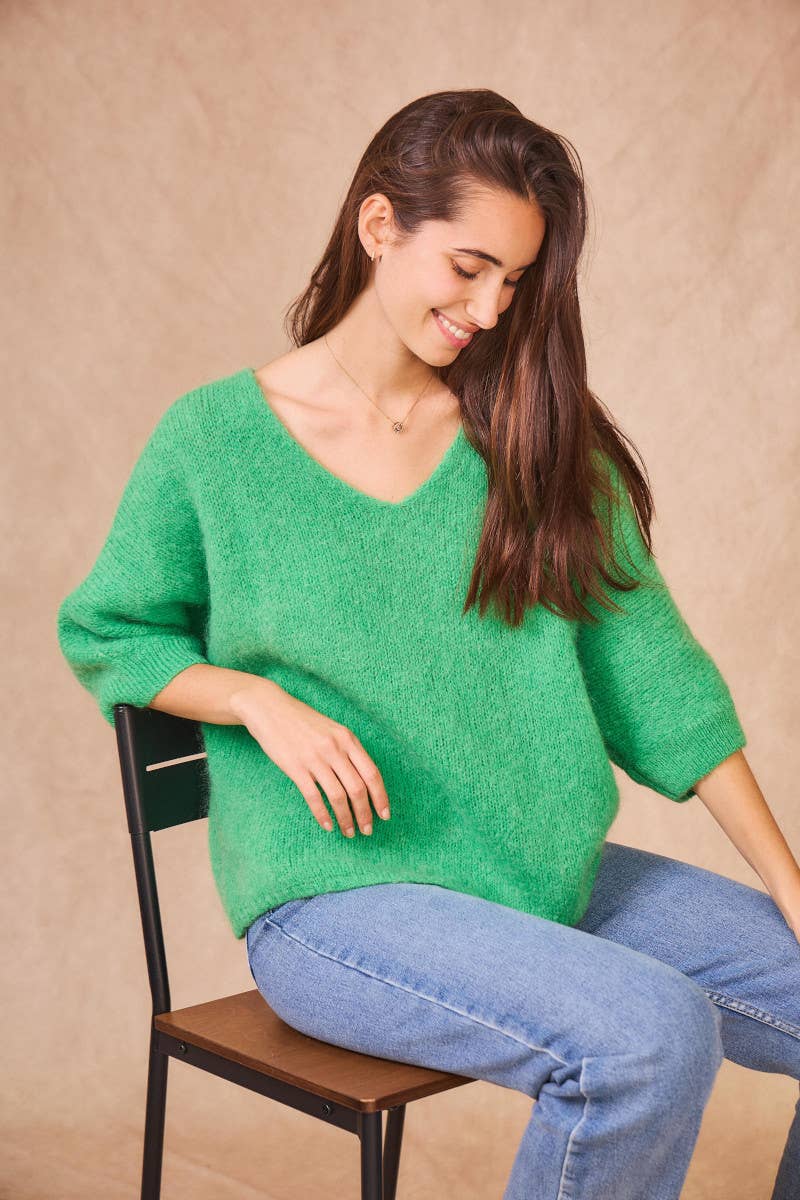 Calie Paris - Venta al por mayor Jersey de punto - Mujer - Suéter elegante de mohair kid9