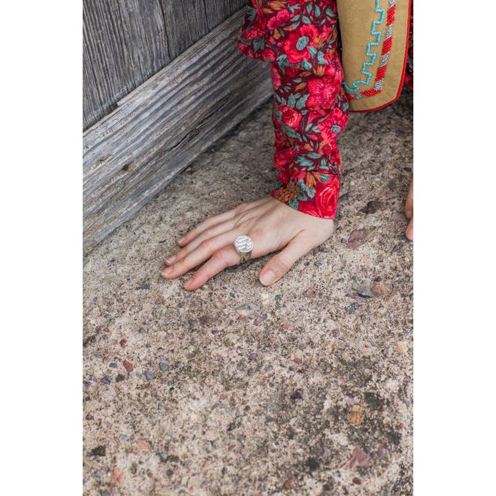 Basket Signet Ring for wholesale by Saint Claude