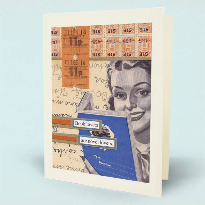 Tarjeta Novel Lovers para venta al por mayor de Mina Lee Studio