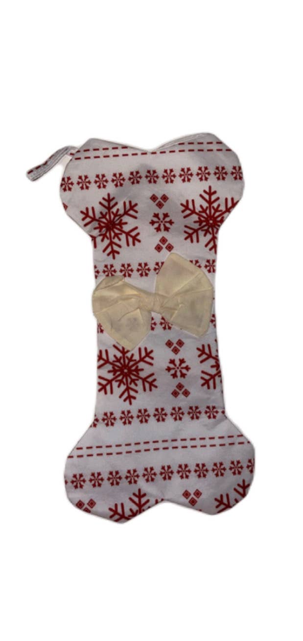 Granny B's Holiday Depot – wholesale Holiday Stocking – Dog Bone Stocking0