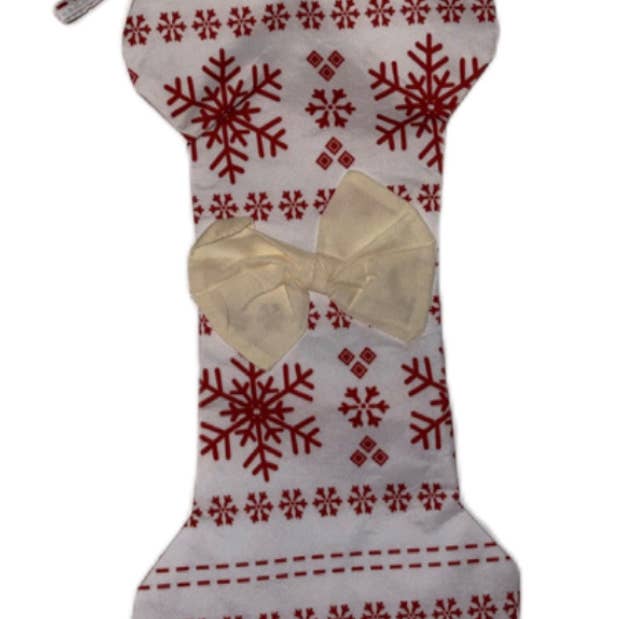 Granny B's Holiday Depot – wholesale Holiday Stocking – Dog Bone Stocking