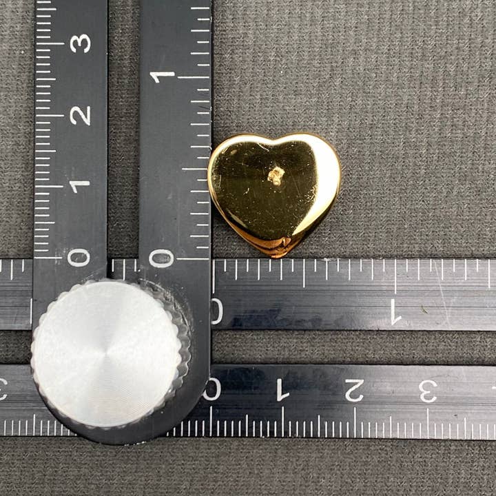Mio Queena - Wholesale Stud/Post Earrings - Pearl Heart 18K Gold Plated S.Steel Stud Earrings - FGS3