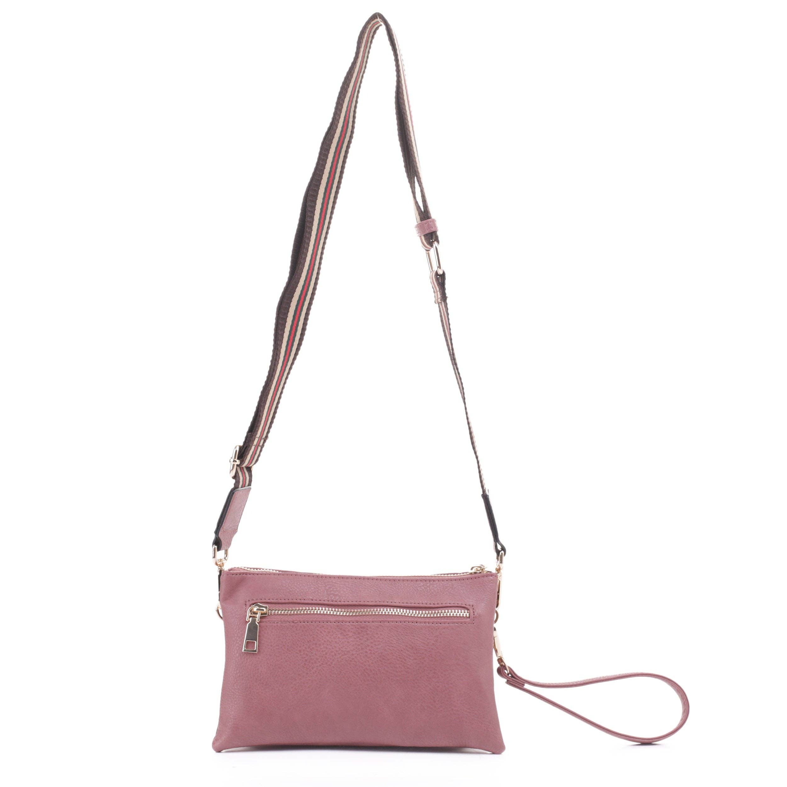 Isabelle Handbags - Vente Sac à bandoulière – femme - CVS20245 Sac bandoulière matelassé en chevrons avec sangle en toile5