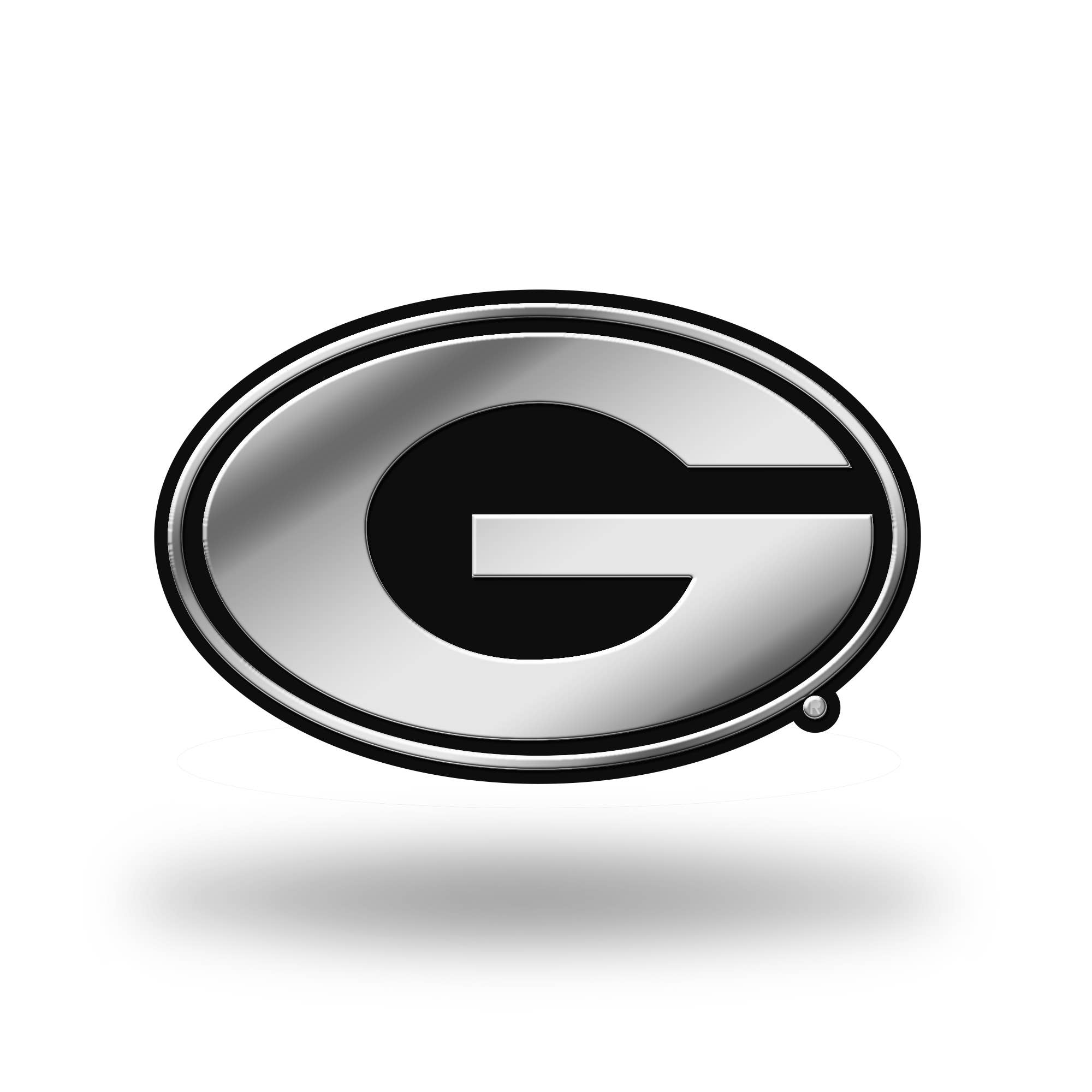 Rico Industries - Wholesale Car Decorative Charm - Unisex - Georgia Chrome Auto Emblem