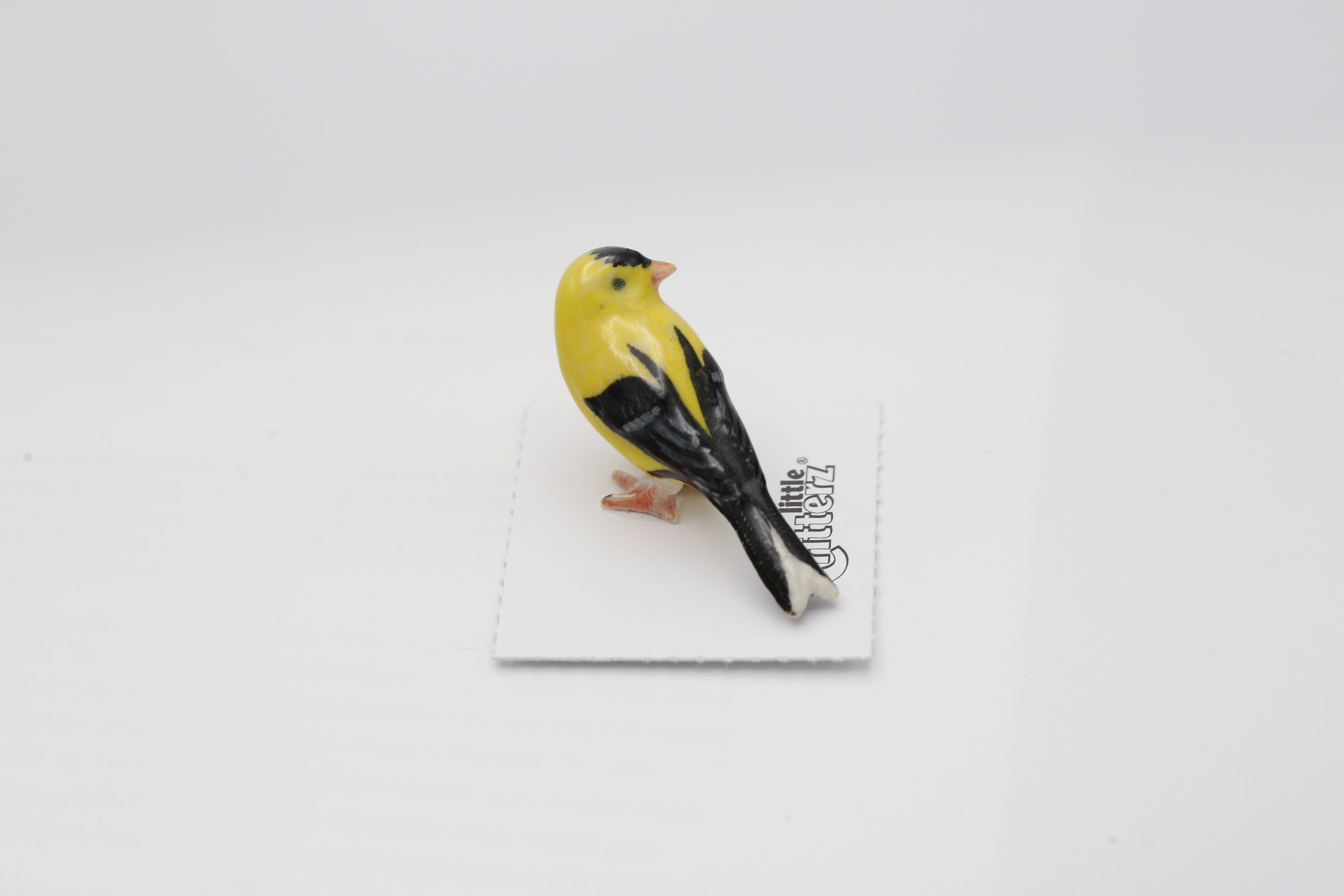 Little Critterz - Venta al por mayor Figura decorativa - Bounce Goldfinch Porcelana Miniatura1