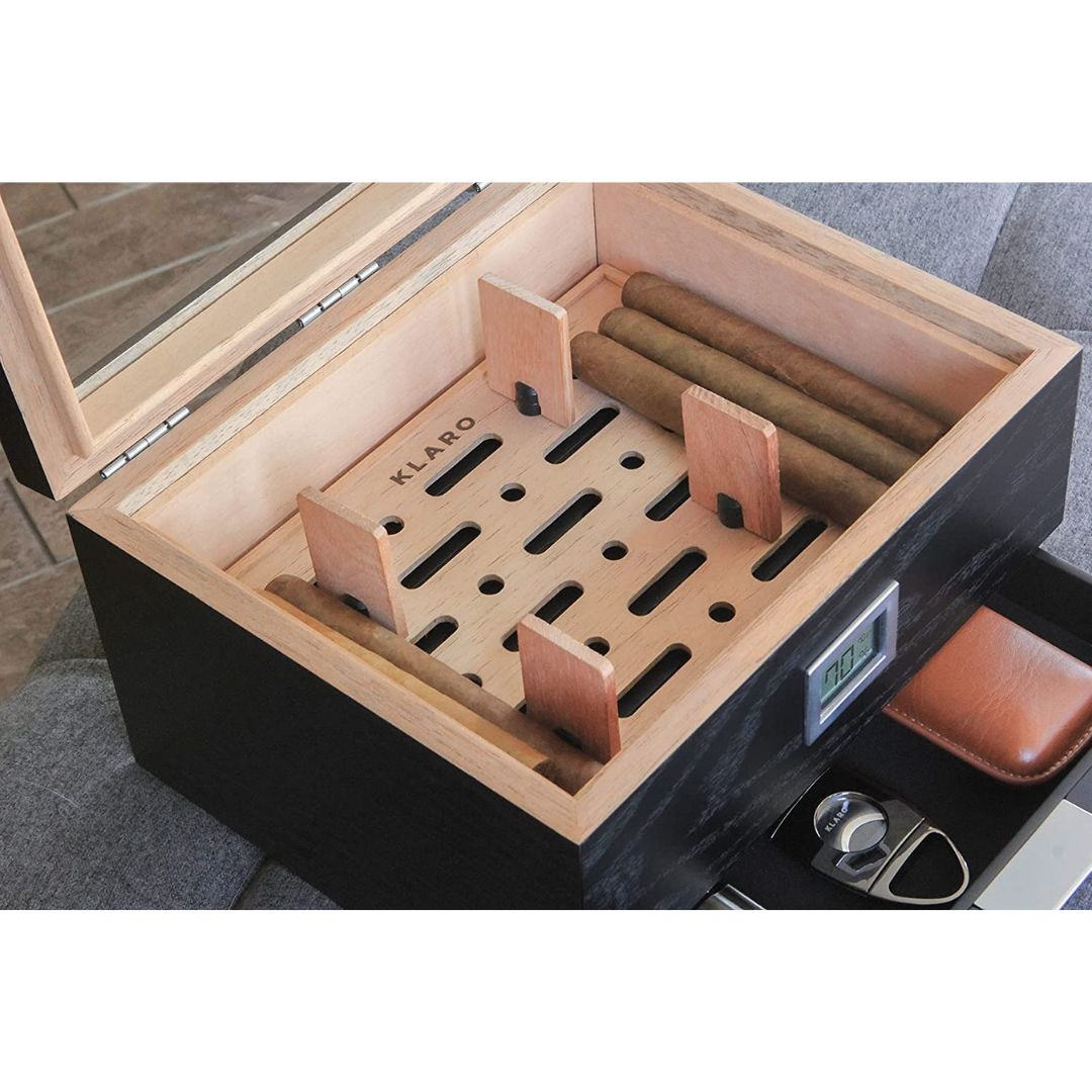 Case Elegance - Wholesale Humidor/Cigar Accessory - Mill Glass Top Humidor8