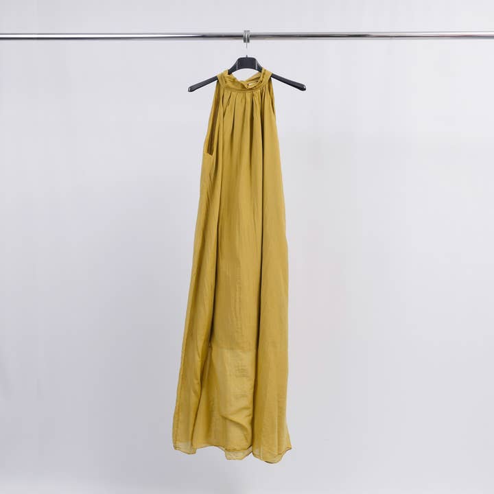 Bomuld voile rundhalset kjole TDM38724 for engroshandel hos Cecile Wang