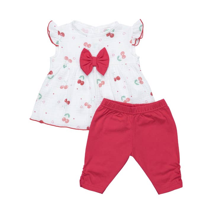 16901 - Musselinkleid + halbe Leggings - FS 26 für den Großhandel von FS Baby