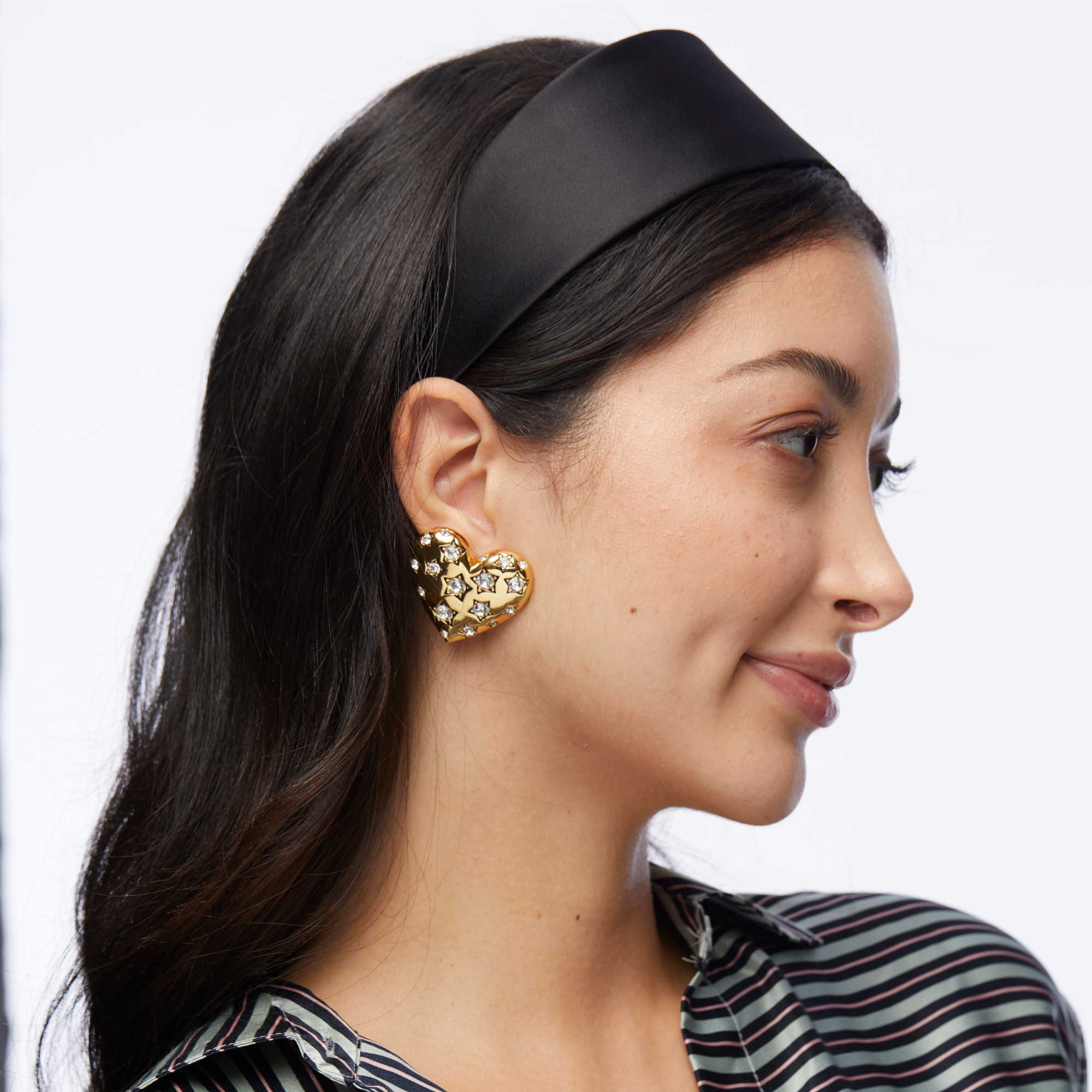 Lele Sadoughi - Wholesale Fashion Headband - Women's - JET BRIGITTE HEADBAND3