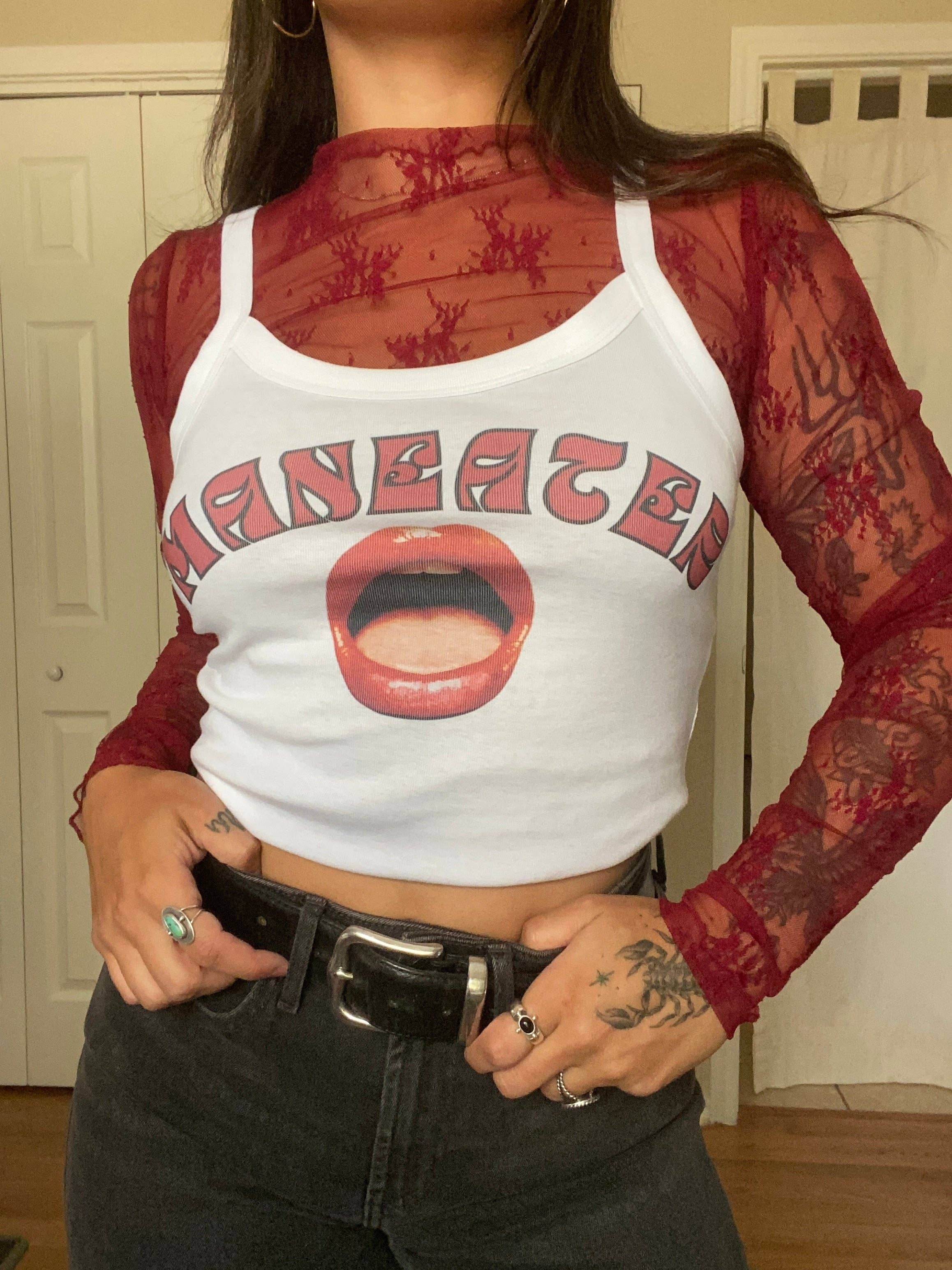 Bluebonnet Goods - Wholesale Tank Top - Women's - Maneater Strappy Tank1