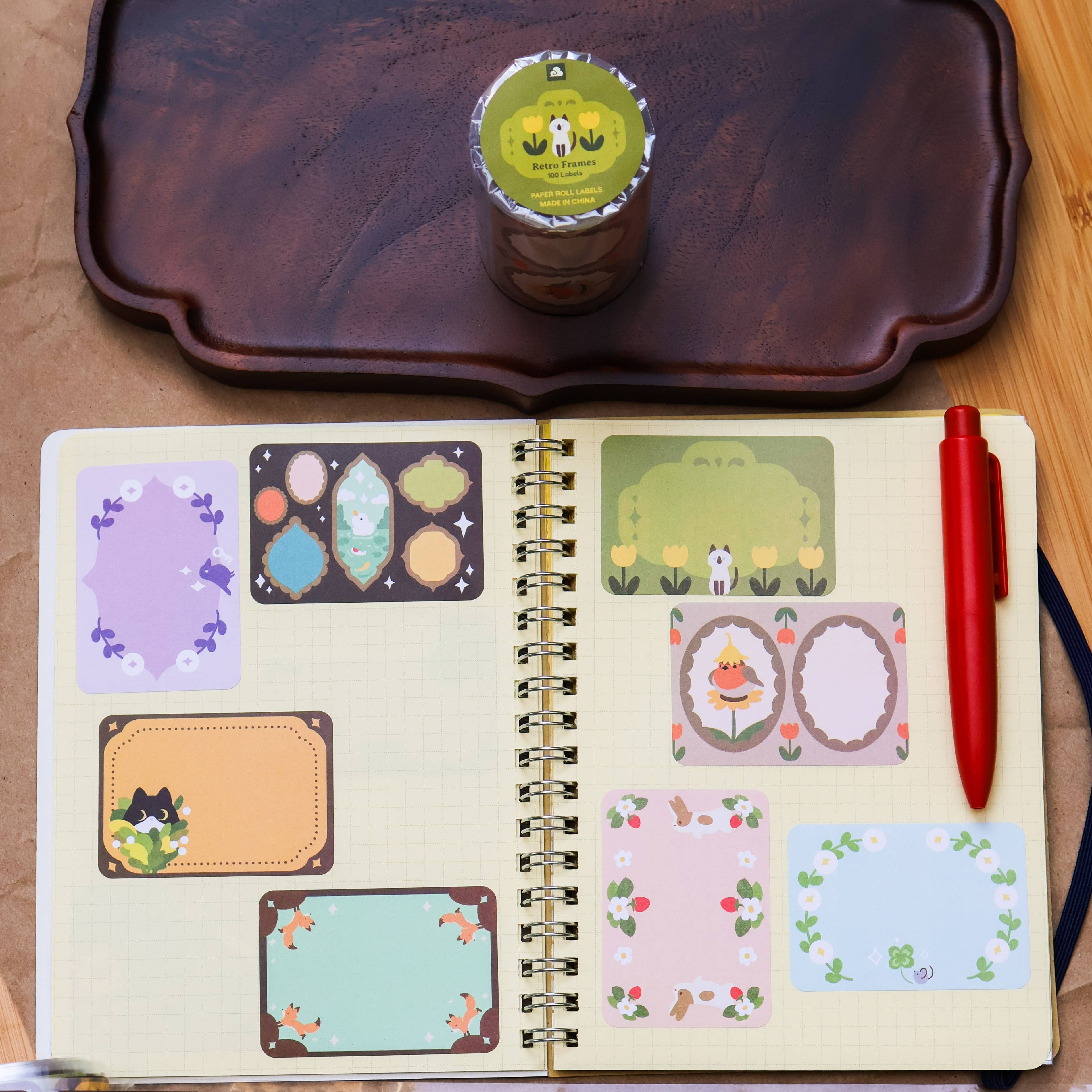 Thousand Skies - Wholesale Washi Tape - Paper Roll Labels - Retro Frames8