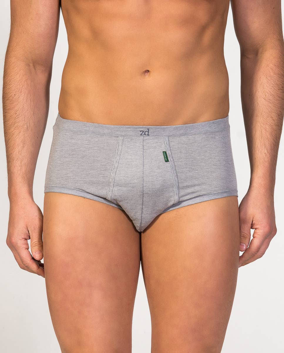 ZD Zero Defects - Wholesale Underwear - Men's - Senior fly front men's brief Egyptian cotton3