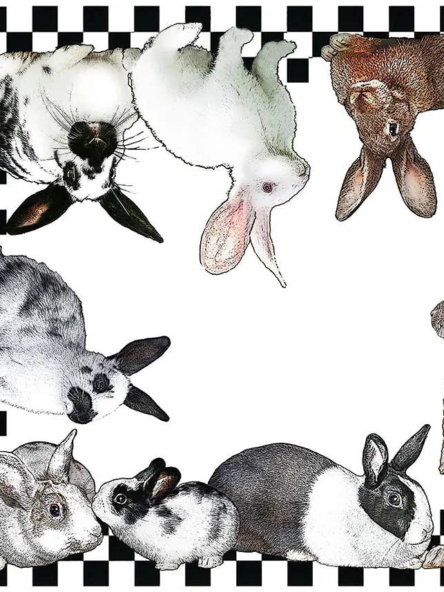 bunnies table runner 20 x 70 inches for wholesale by Alphie and Ollie