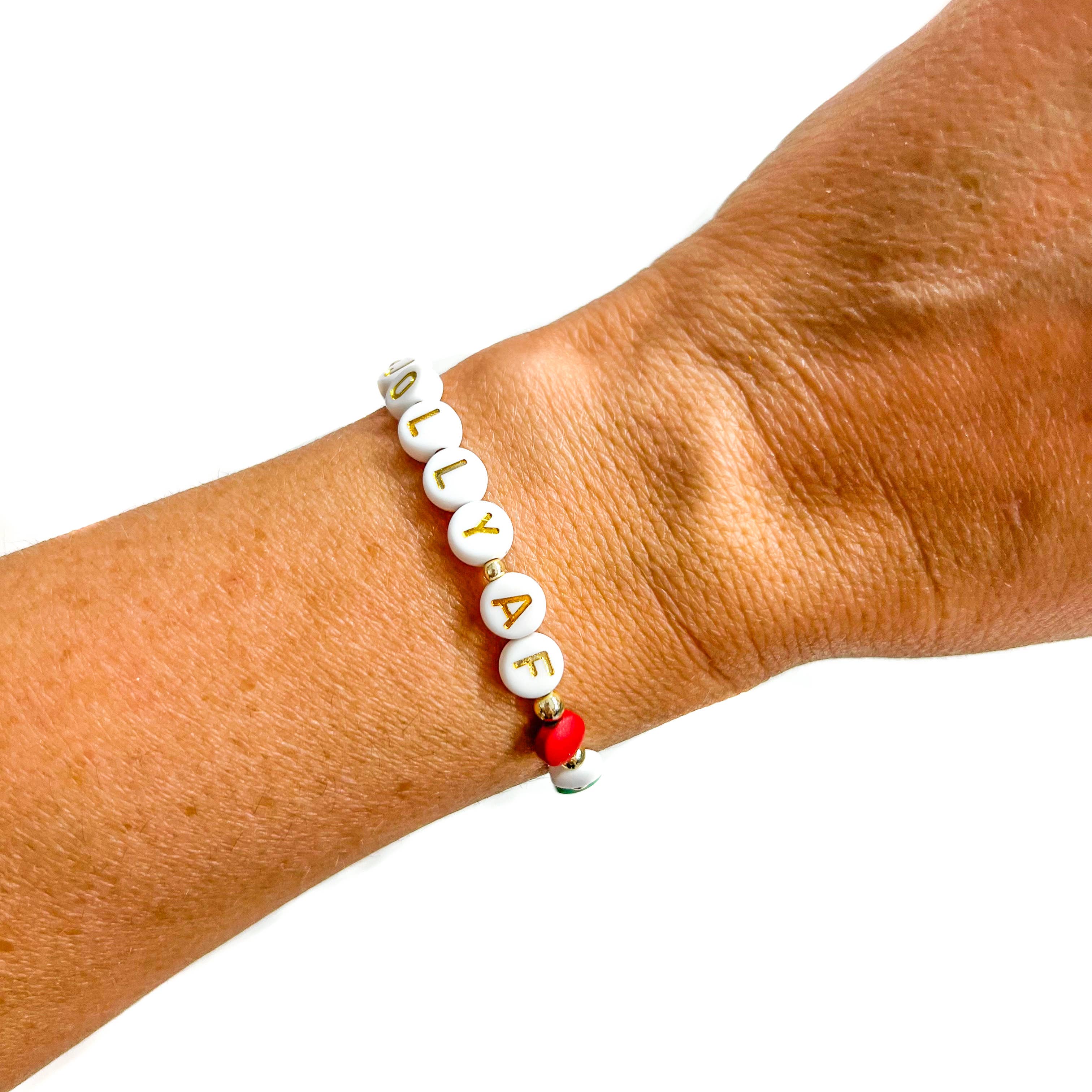 Savvy Bling - Vente Bracelet de perles - Bracelets de Noël13