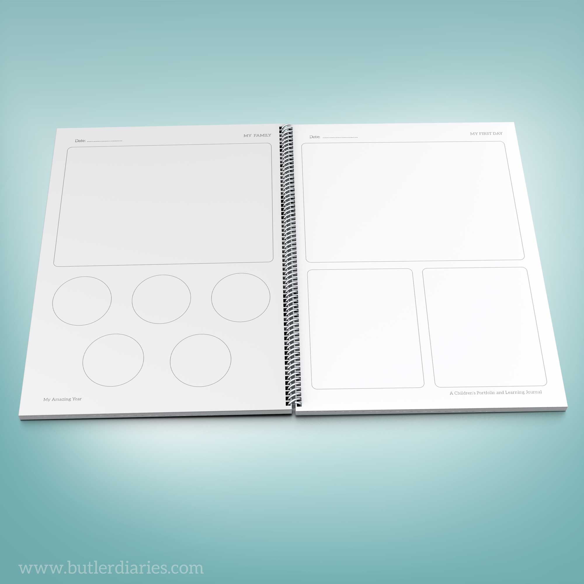 Butler Diaries - Wholesale Journal/Diary - Kids - My Amazing Year - Portfolio Learning Journal for Children A45