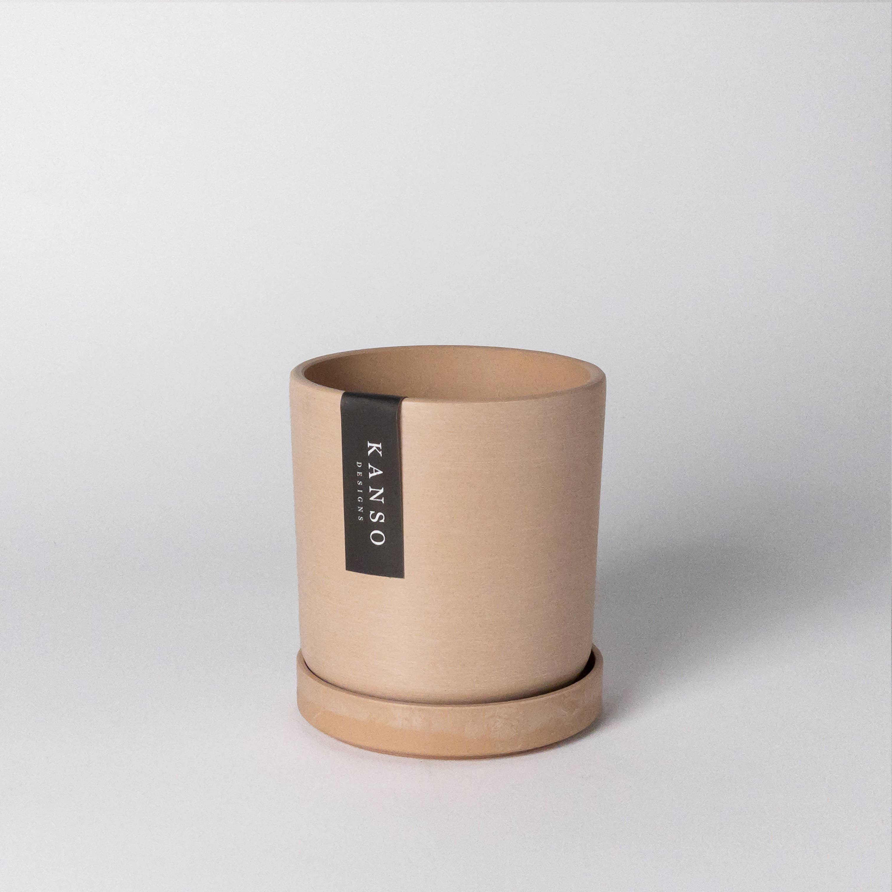 Kanso Designs - Vente Pot - Pots et soucoupes Signature 7" et 4" | Teintes naturelles9