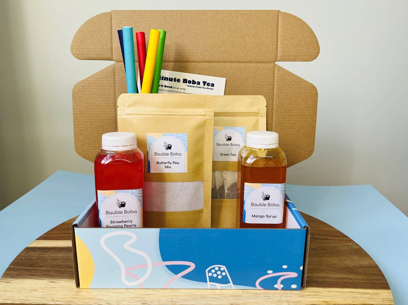 Bauble Boba - Wholesale DIY Drink Kit - Galaxy 5 Min Bubble Tea Kit [6-8 Pack]1