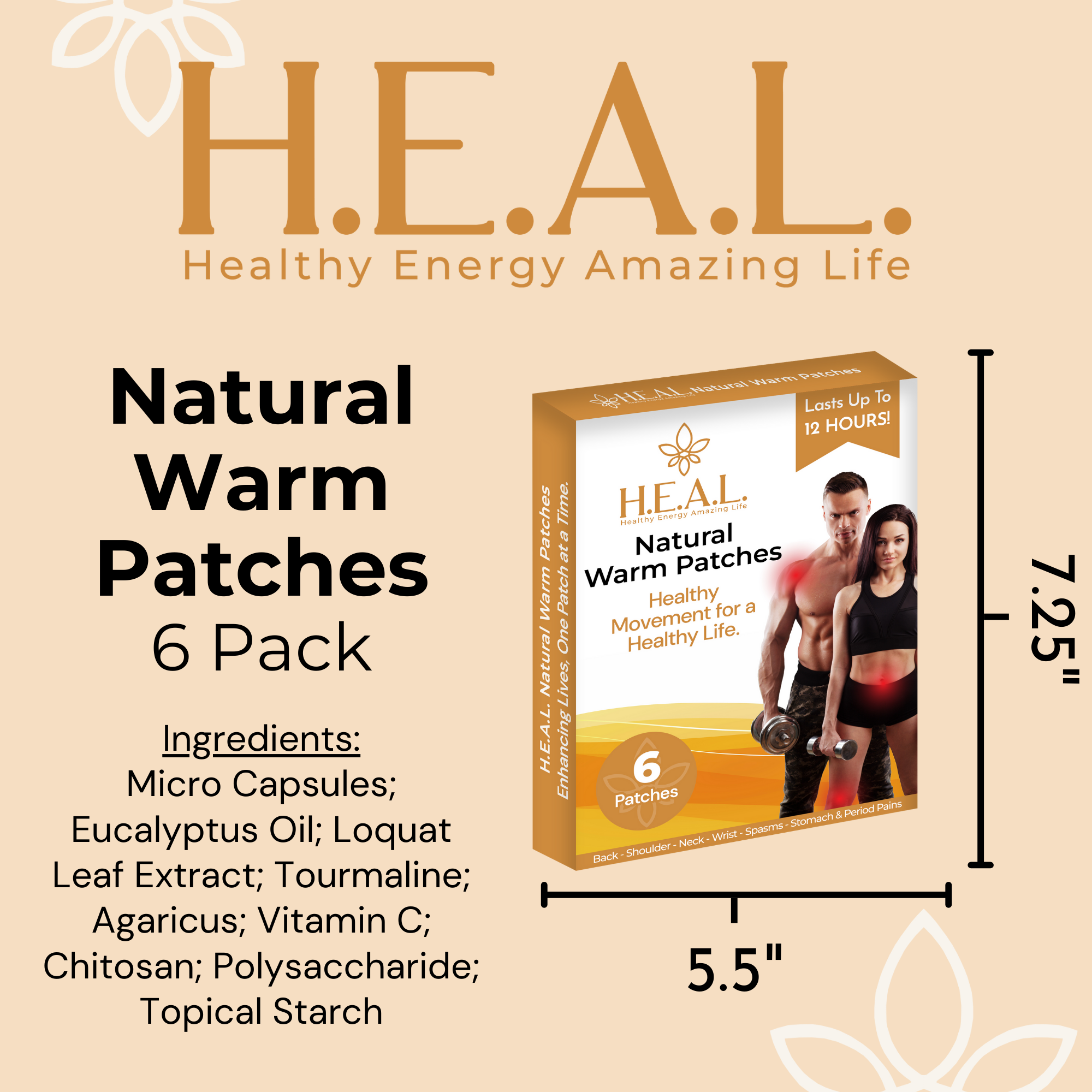 Healthy Energy Amazing Life - Wholesale Acne/Hydrocolloid Patch - Bodytox Warm Patches11
