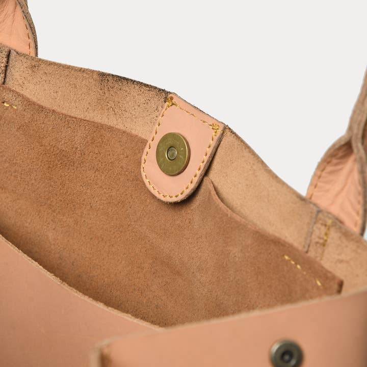 Le Papillon - Wholesale Tote Bag - Unisex - Sonoma Natural Leather Tote5